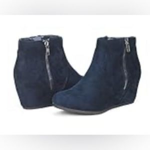 Breckelle's GAIL-26 Women's Block Stacked Heel Fringe Trim